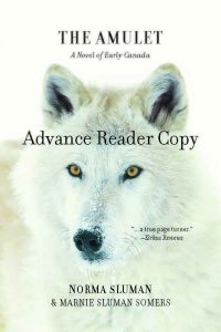 cover image of the Advanced Readers Copy of book "The Amulet", by Norma Sluman and Marnie Sluman Somers
