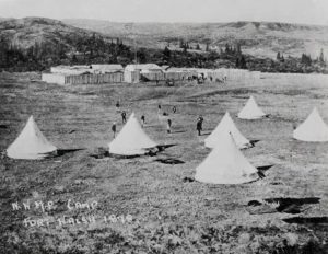 NWMP Camp Fort Walsh in 1878