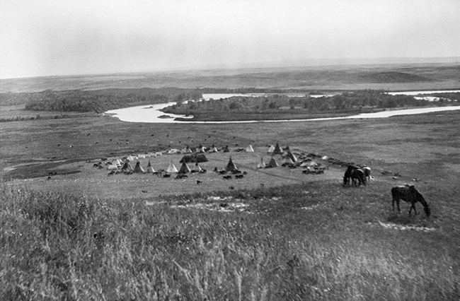 blackfoot village