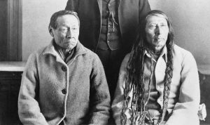 photograph of Cree Chiefs Big Bear (left) and Poundmaker (right)